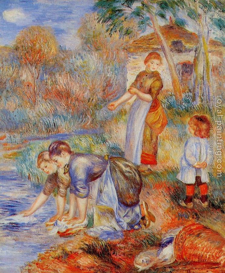 Pierre Auguste Renoir : Laundresses Pierre Auguste Renoir : Laundresses